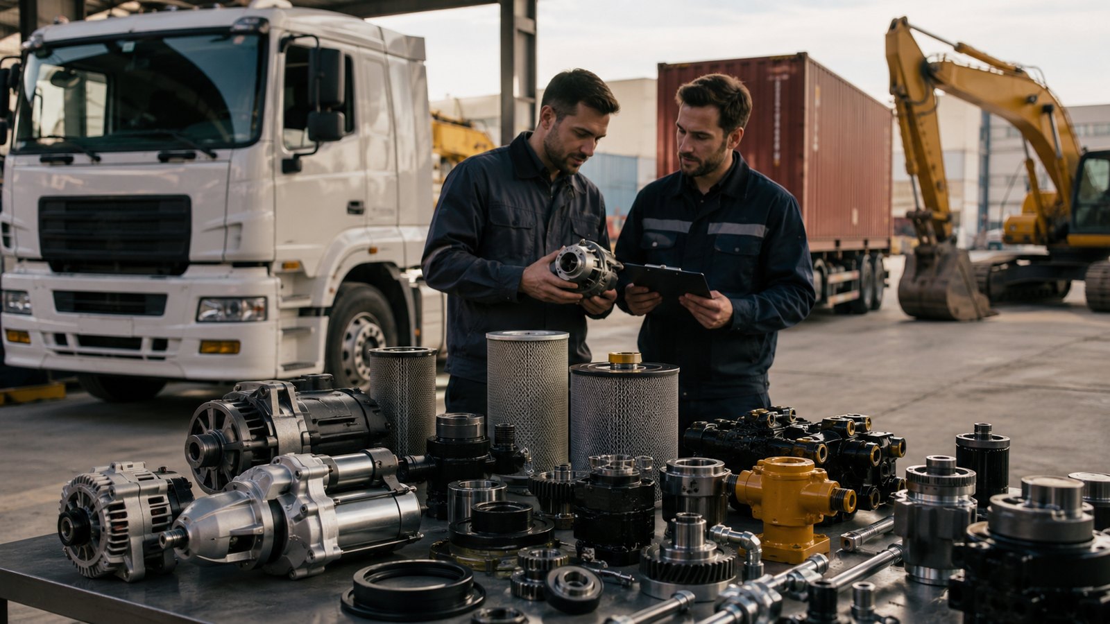 Pièces hydrauliques pour engins de chantier